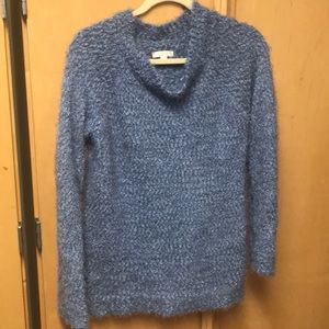 Fuzzy blue sweater